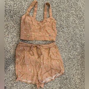 Pull&Bear Top and Shorts set